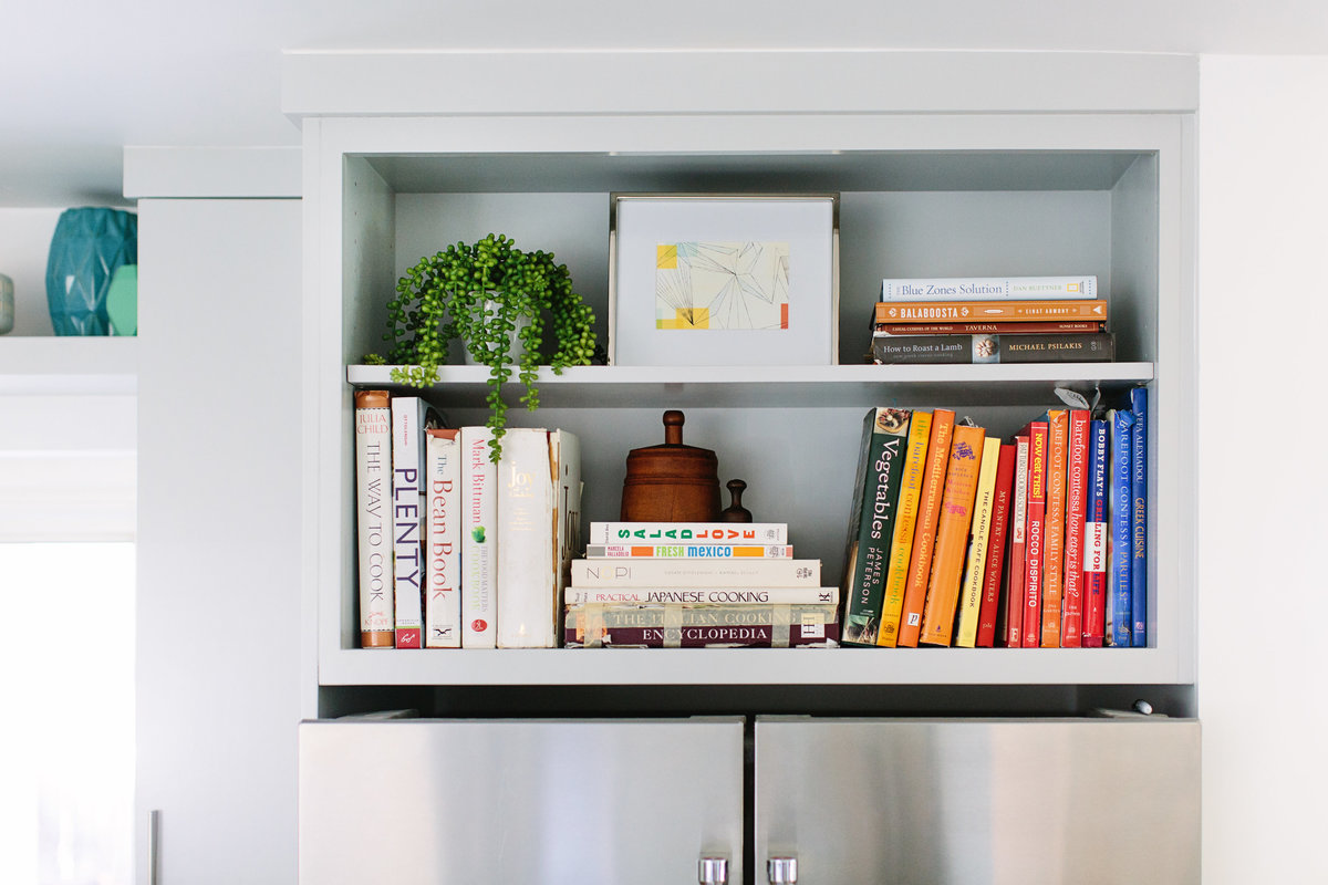 Shelves over the refrigerator