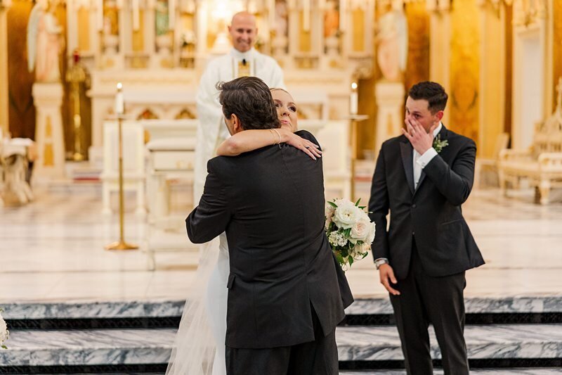 Wedding Ceremony at St. Mary’s in Evansville104