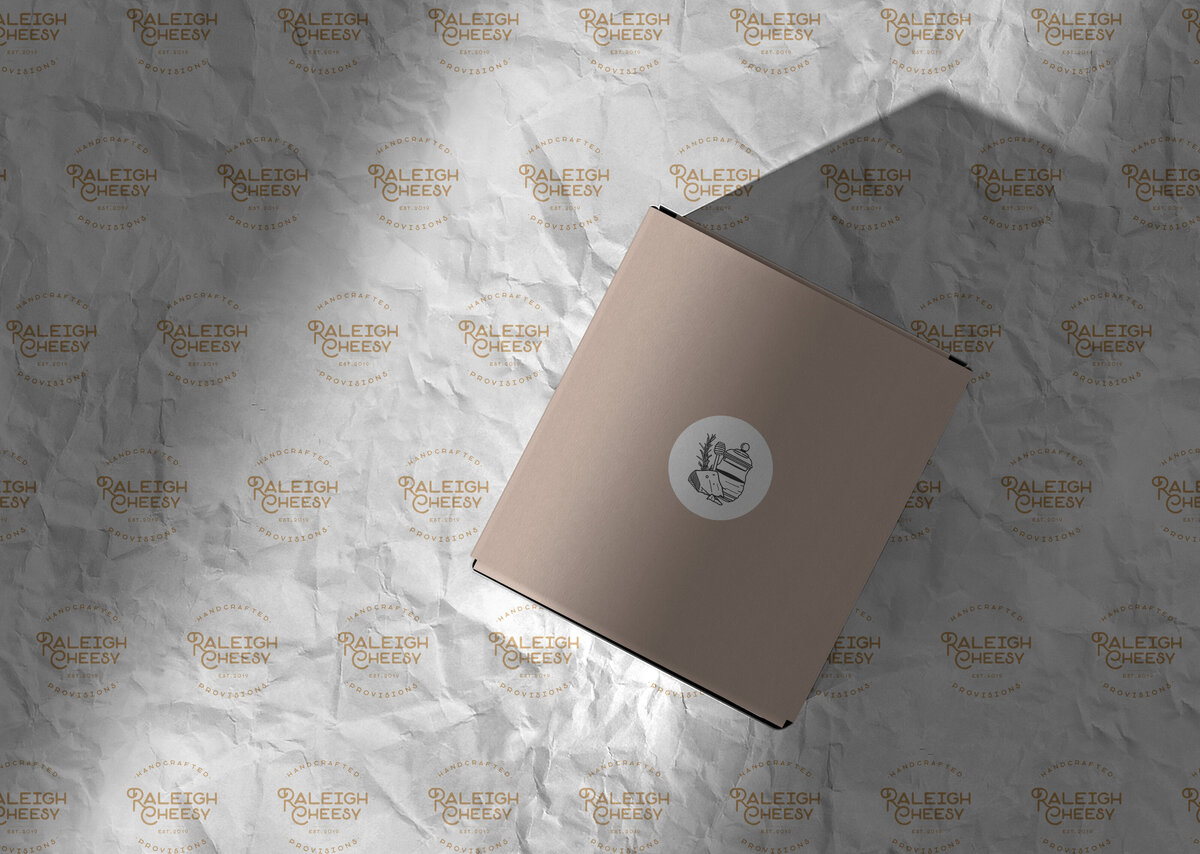 Free Wrapping Tissue Paper with Box Mockup