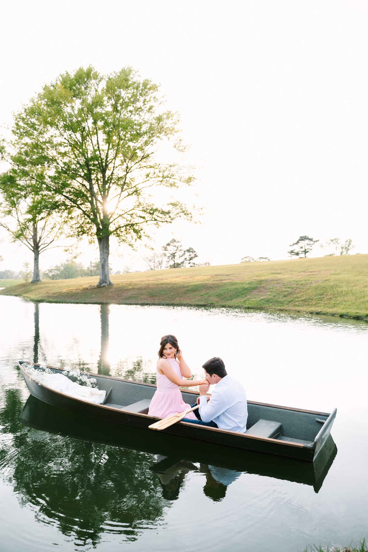 Louisiana Engagements Canoe Photographer