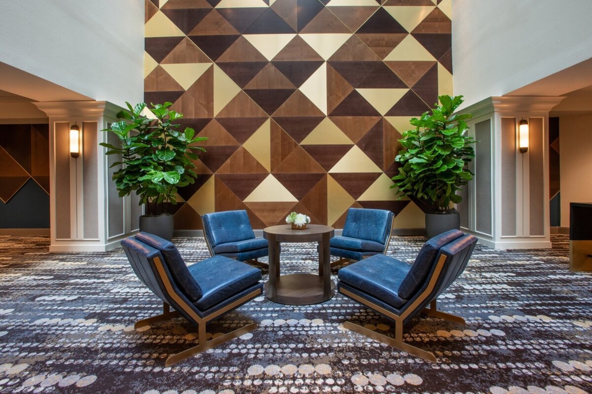 Hotel sitting area interior design