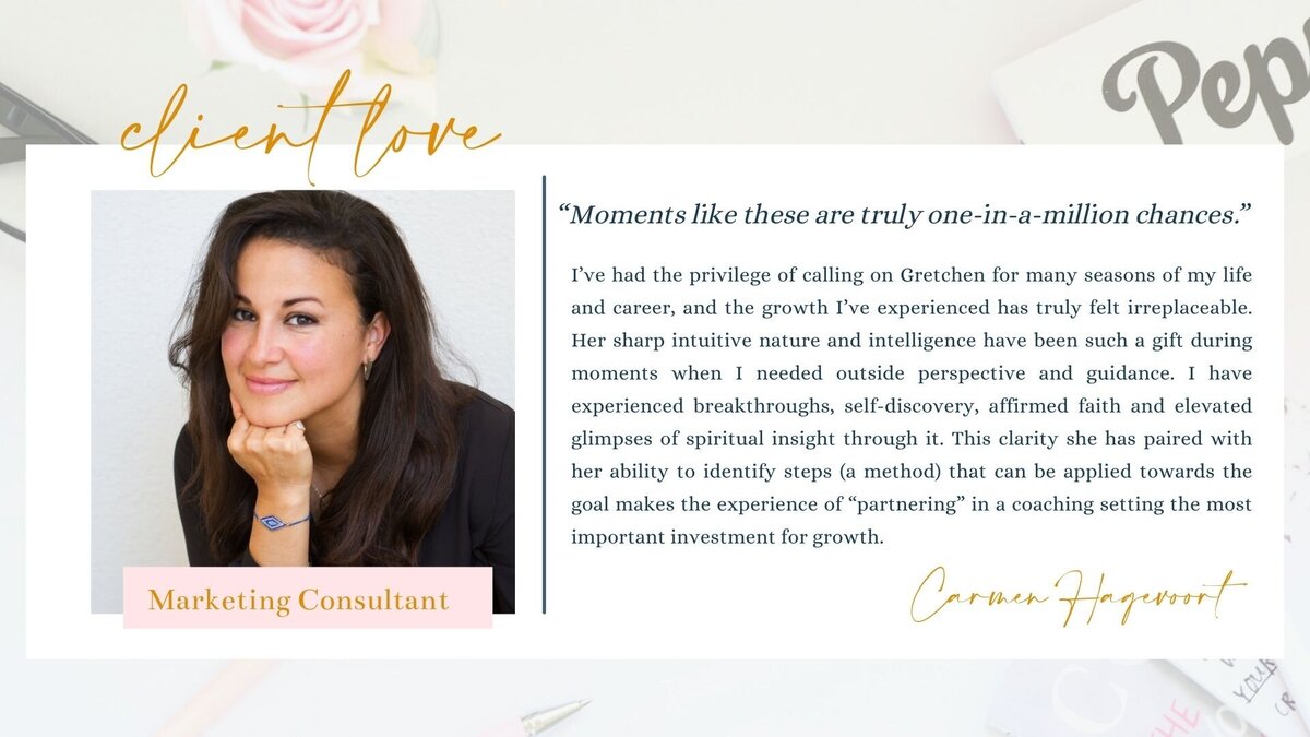 Client Love  -  Carmen Hagevoort Testimonial