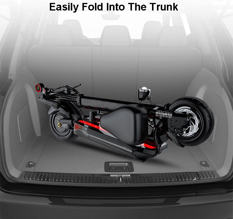 Scoot E 5 folded in trunk