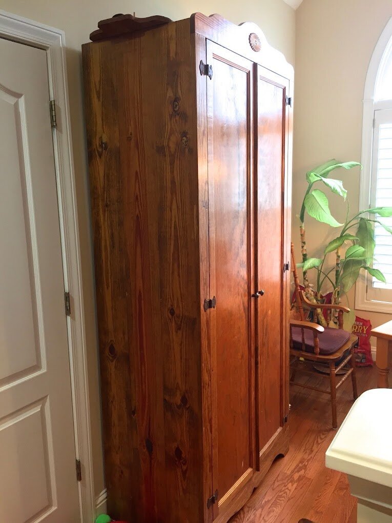 wood wardrobe restoration