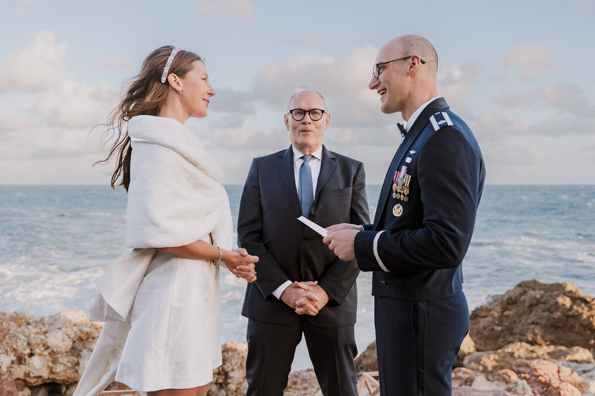 Military wedding at the terranea resort in palos verdes