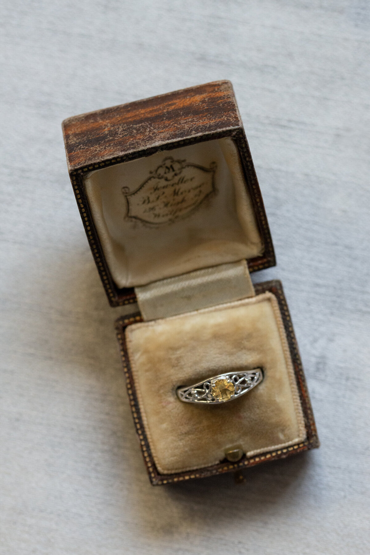 vintage ring box rental