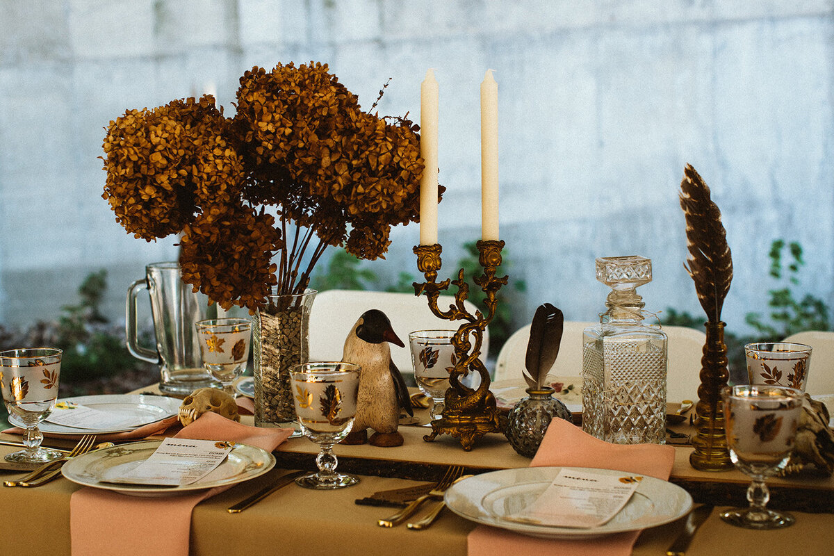 dried floral wedding centerpieces