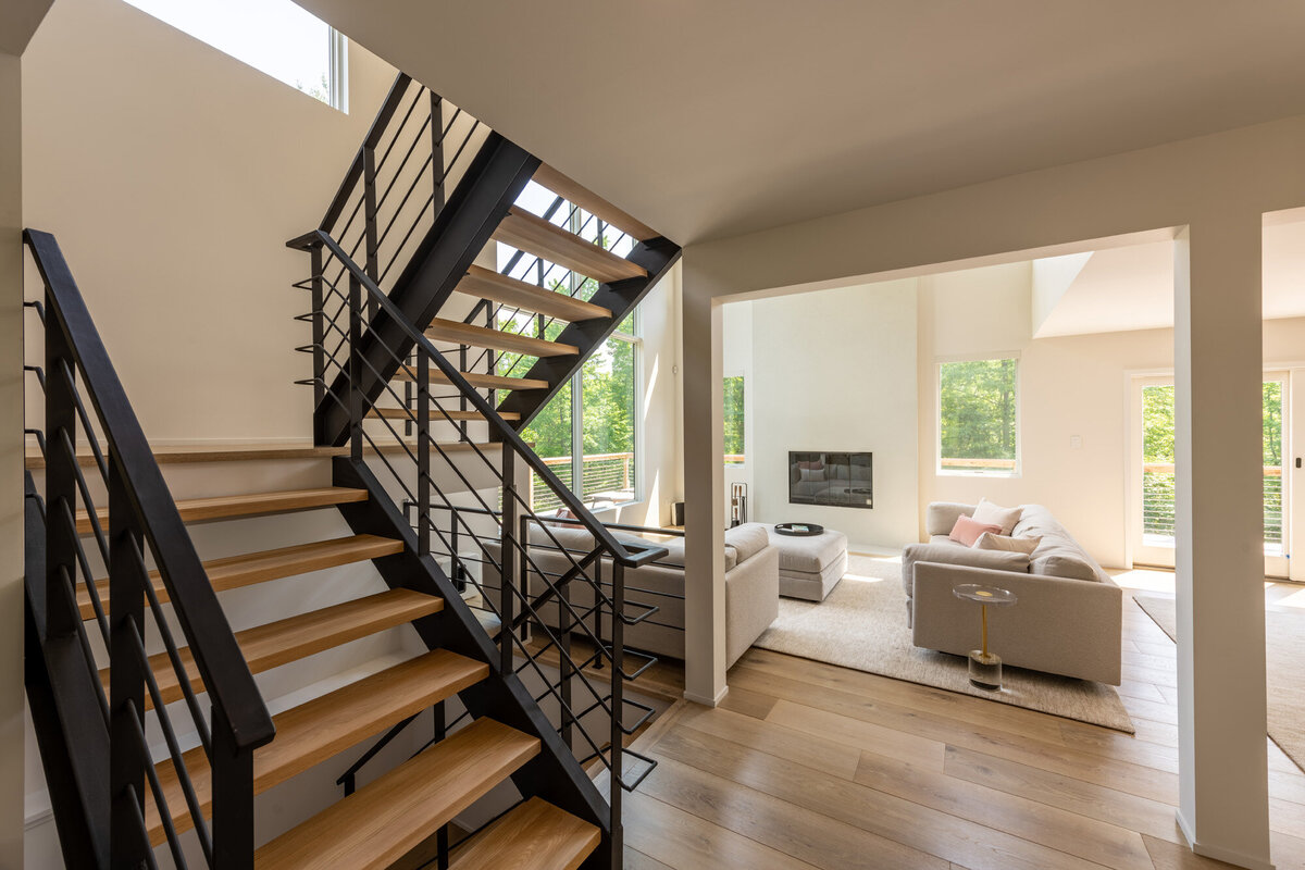 Staircase of Contemporary Renovation