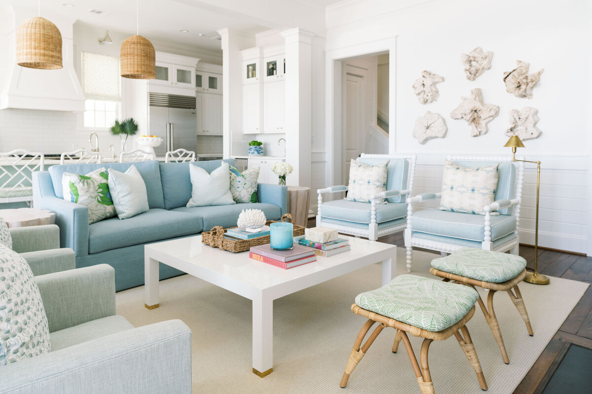 oyster creek studios galveston beach remodel coastal living room
