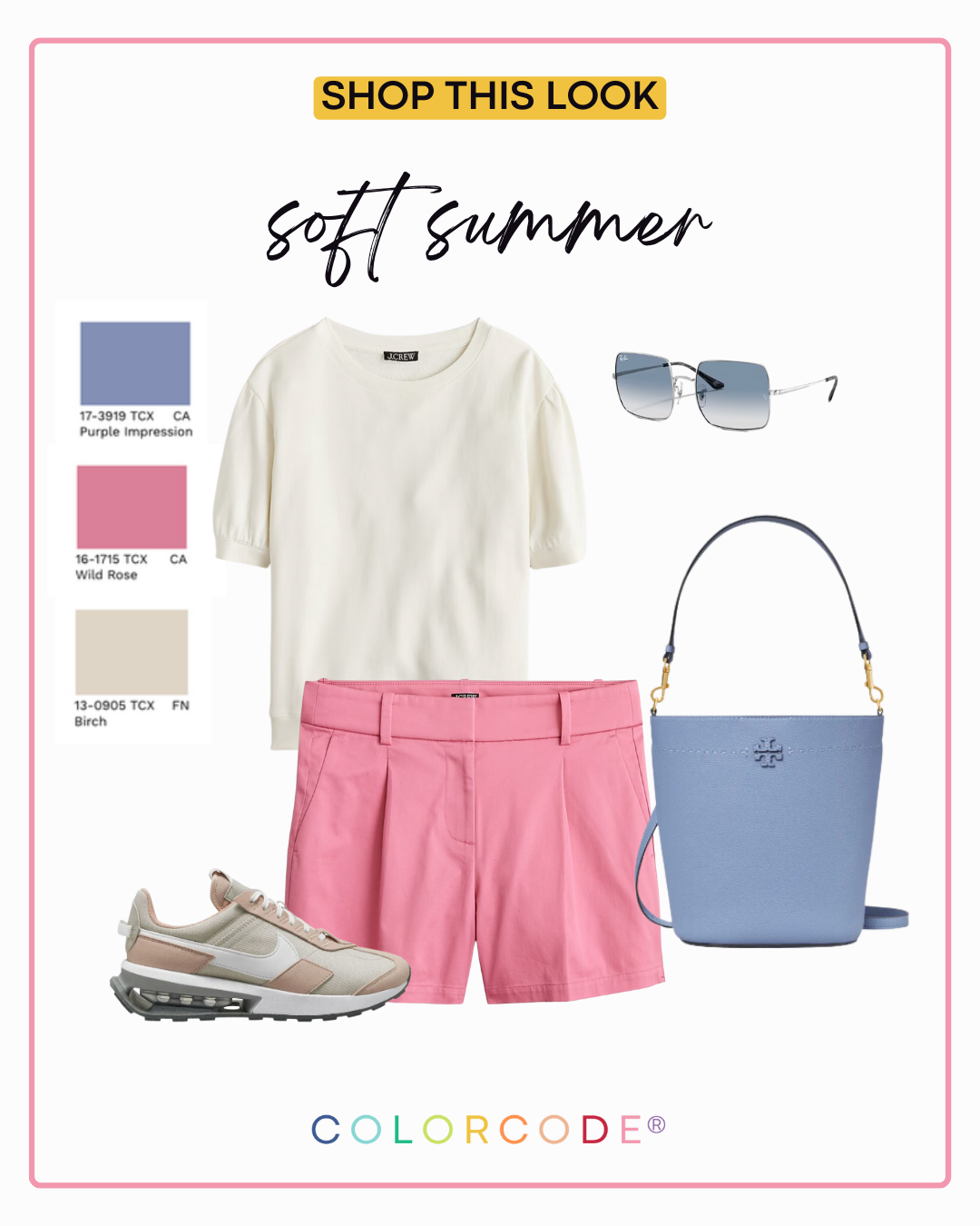 COLORCODE - suit shorts for women - Soft Summer Color Season2