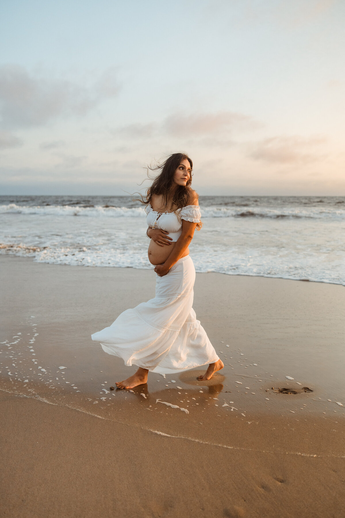 Santa Monica Beach Maternity Photography 70