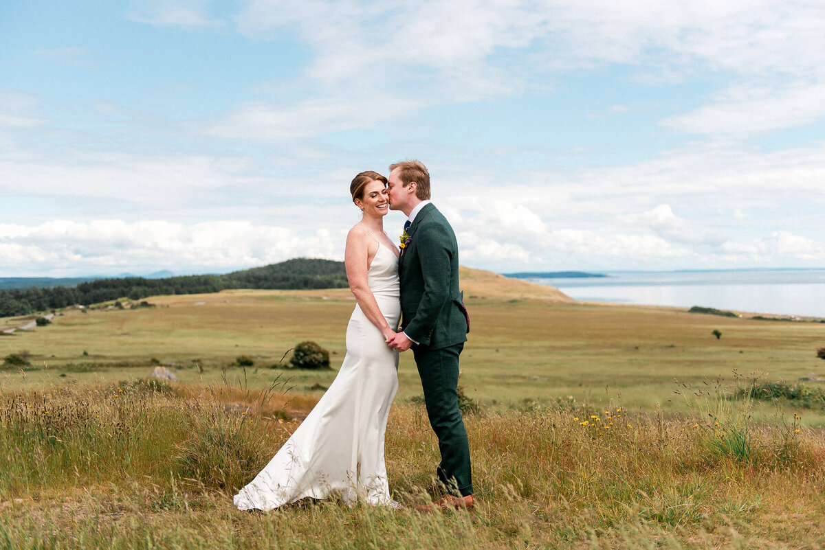 Couple at Roche Harbor Resort Wedding