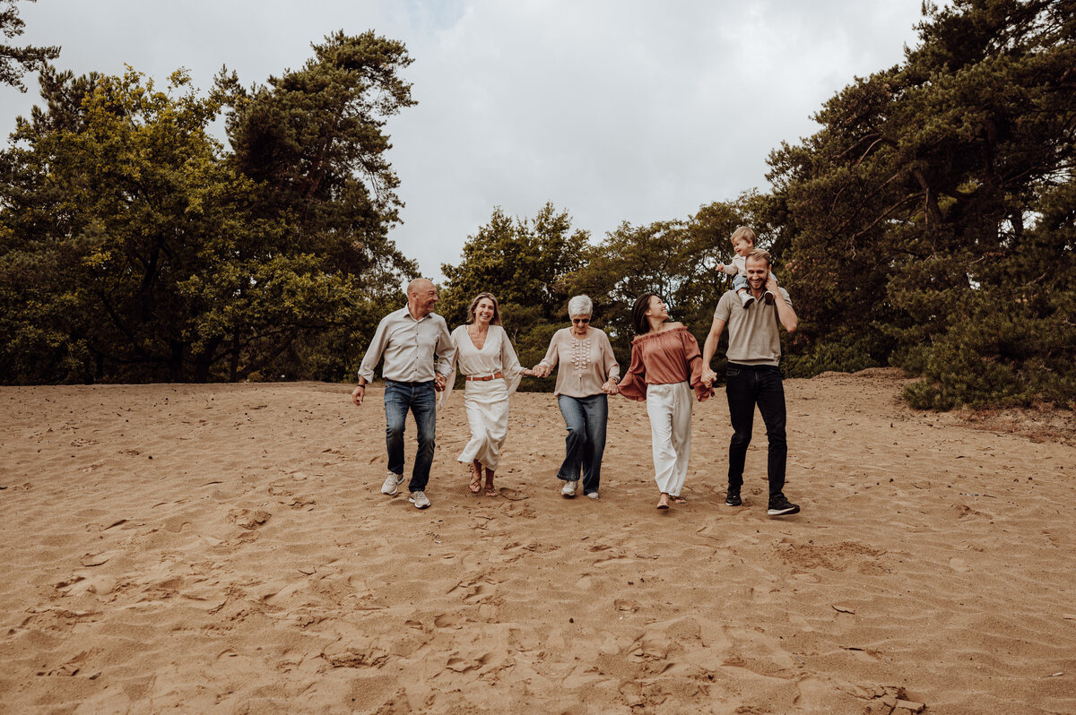 Familie fotoshoot op Kalmthoutse Heide in Antwerpen