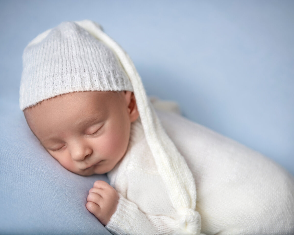 baby in white