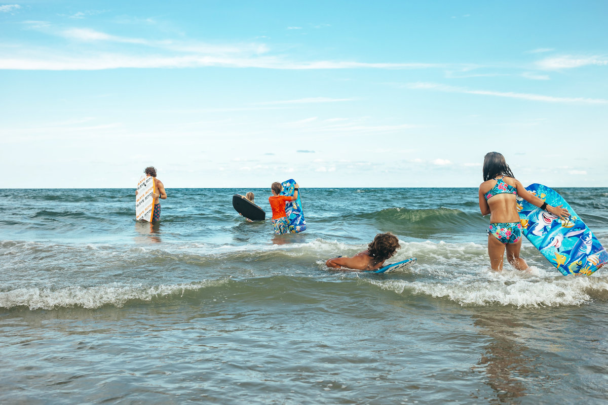 family photography session in port aransas beach