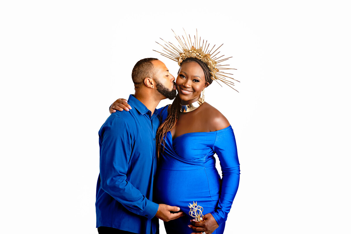 Raleigh black maternity photographer-7