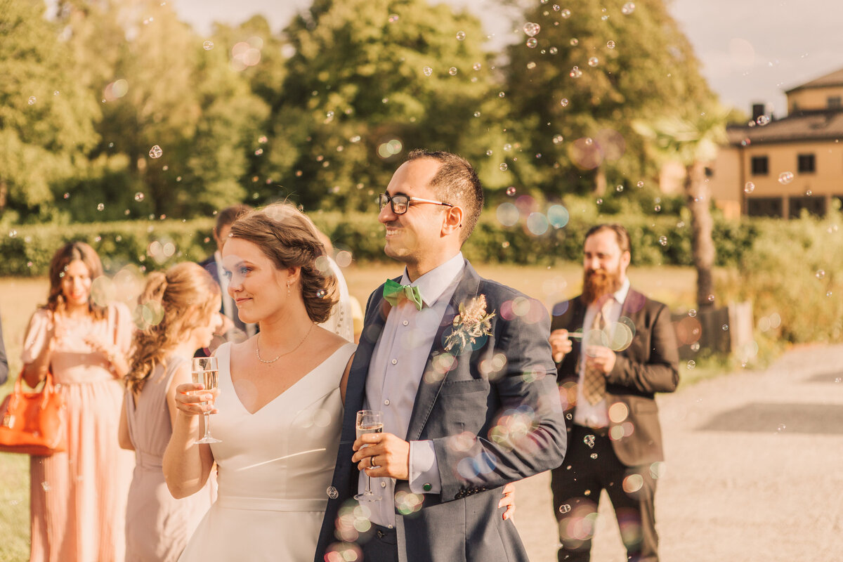 Bröllop vid Fjärilshuset Hagaparken
