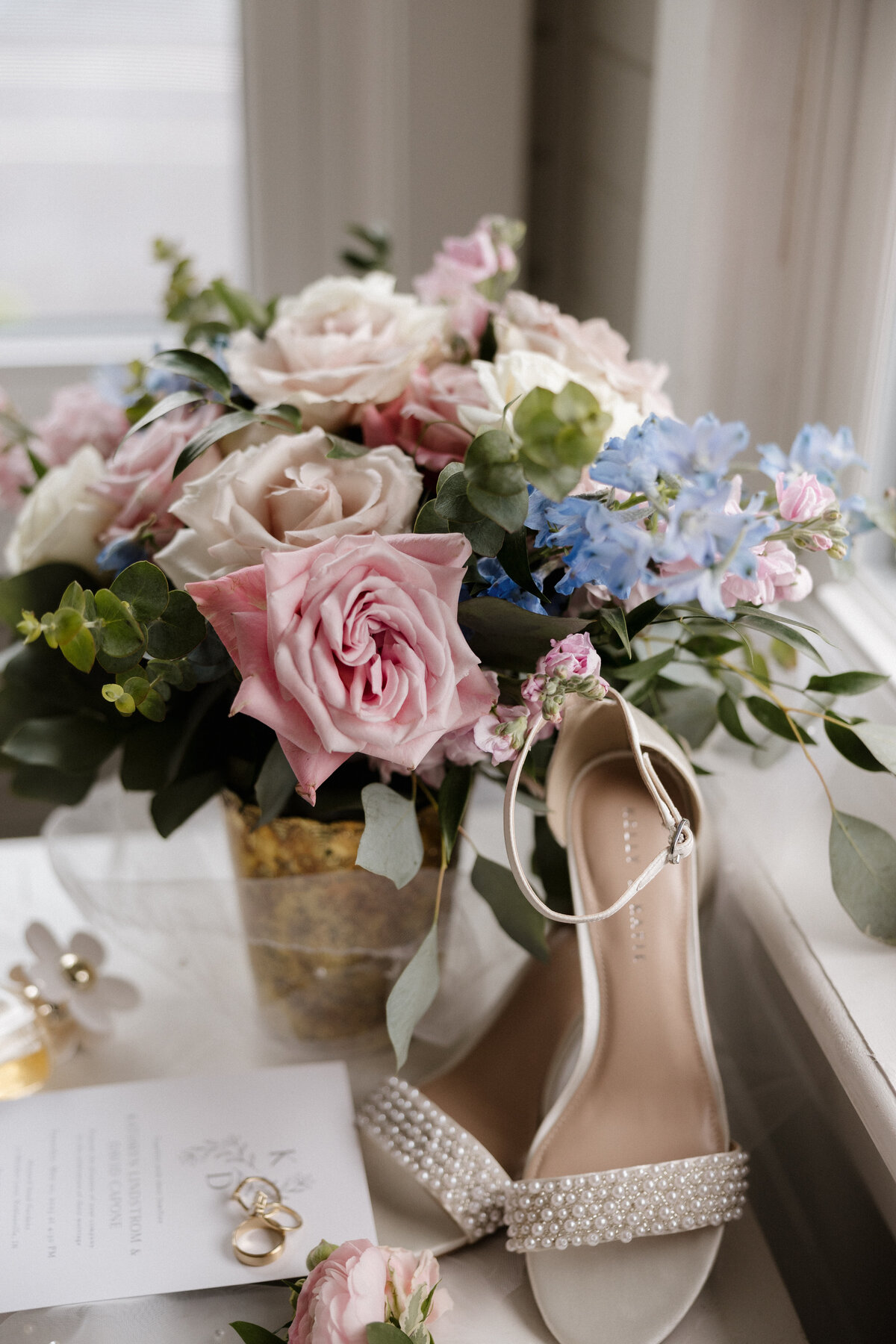 Wedding photography detail Indianapolis bridal bouquet
