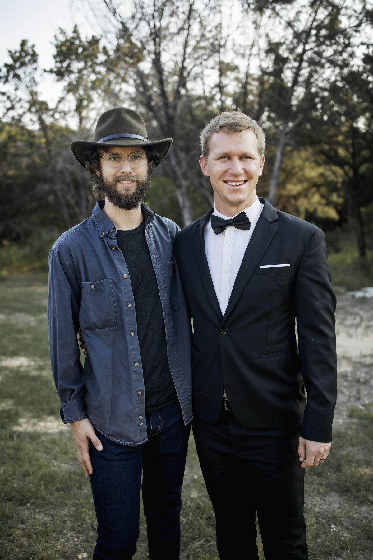 a groom and his brother