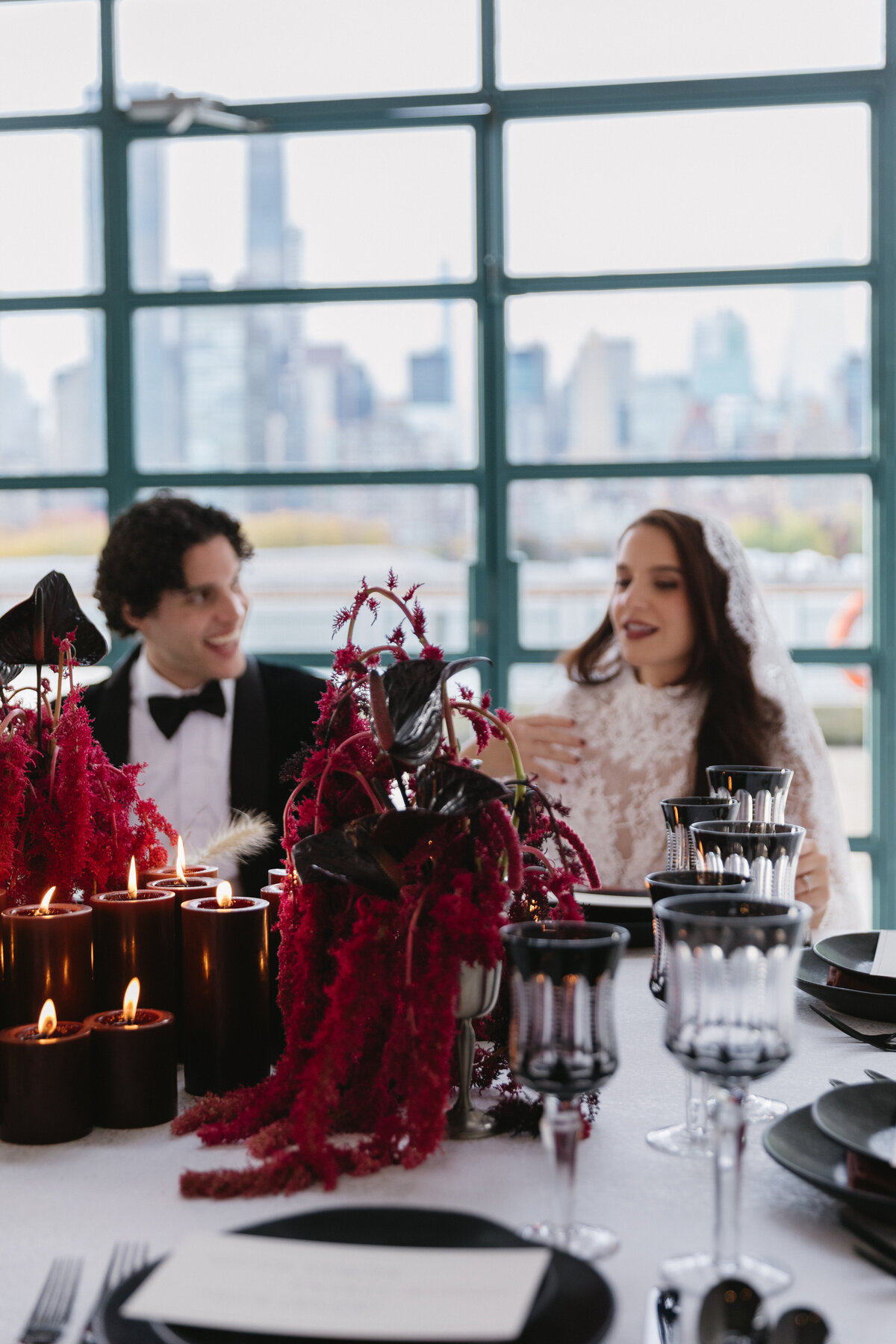 meredith-michel-editorial-wedding-couple-laughing-at-table