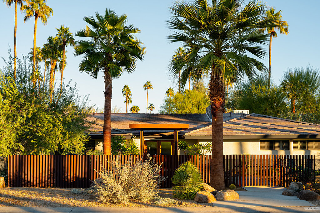 Landscape design for Palm Springs residence designed by Los Angeles architect