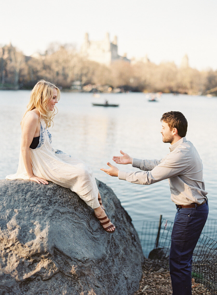 NYC Central Park Engagment Session Photographer Luxury Film Vicki Grafton Photography 22