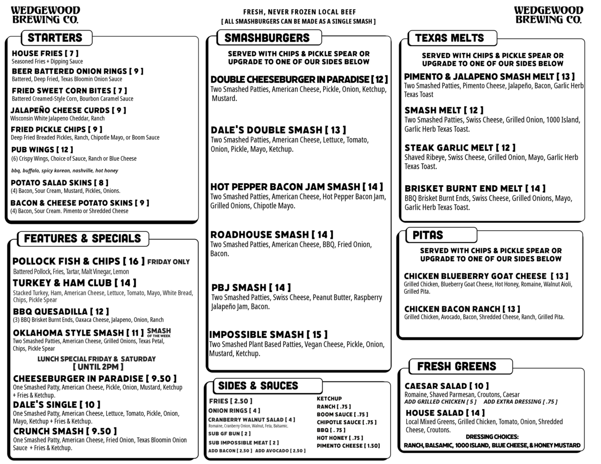 Food Menu, Menu, Food