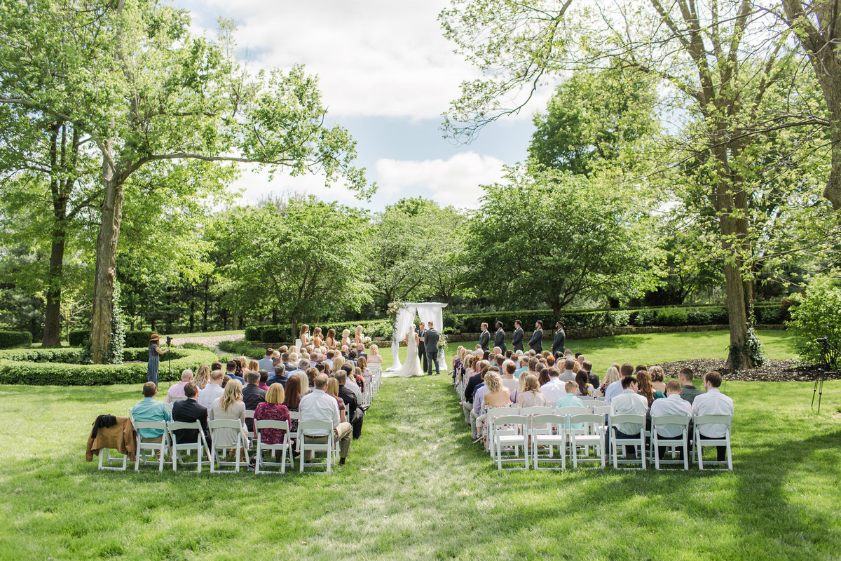 Wedding Ceremony at Haseltine Estate