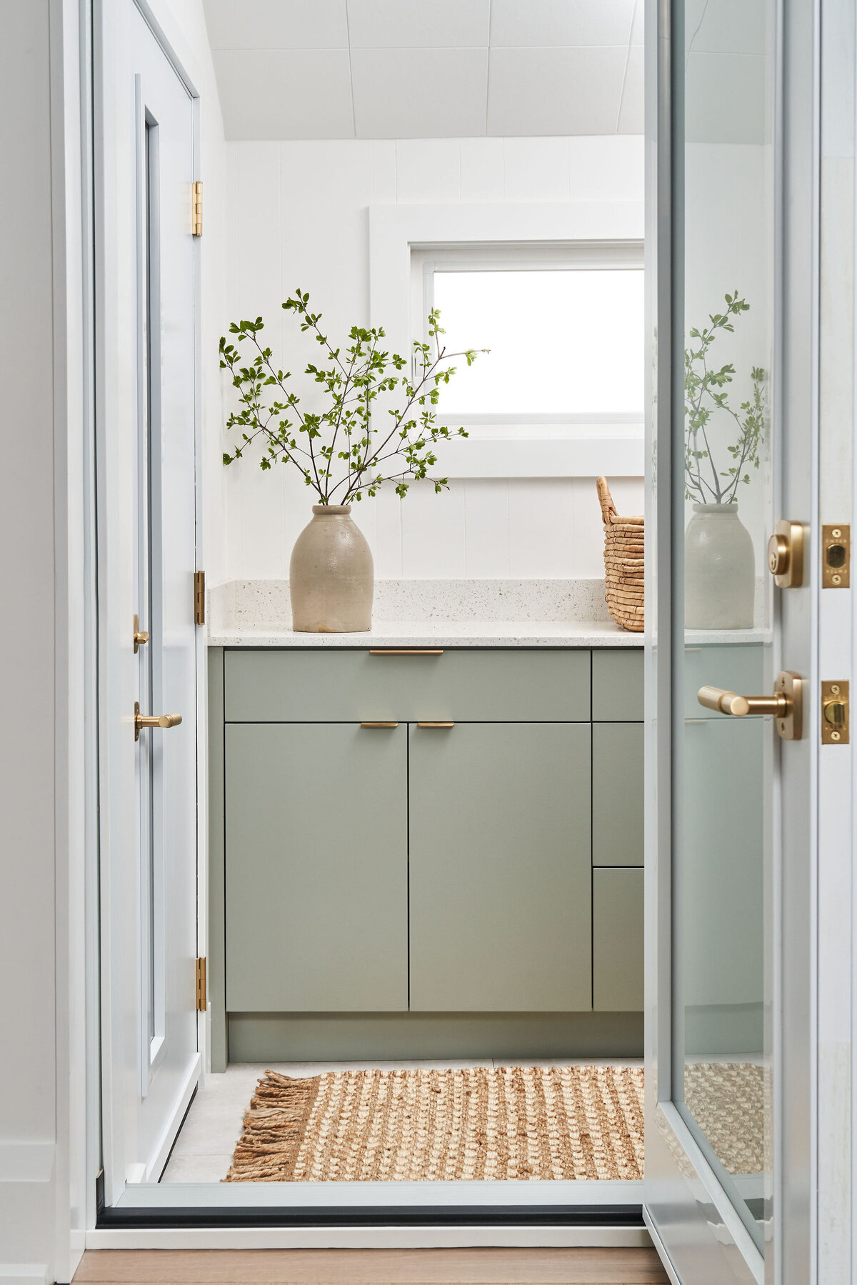 Fresh mudroom