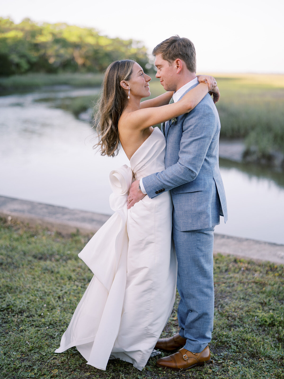 Luxury Southern Tented Wedding on Sea Island, GA-47
