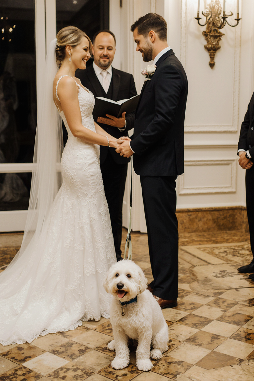a_couple_in_a_luxurious_setting_wedding_they_are_getting_married_and_there_is_a_mini_doodle_dog_nea_lpzp98zov41w3decdp5r_2