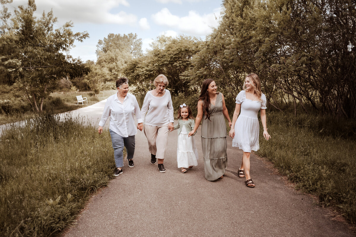 Family Holding hands