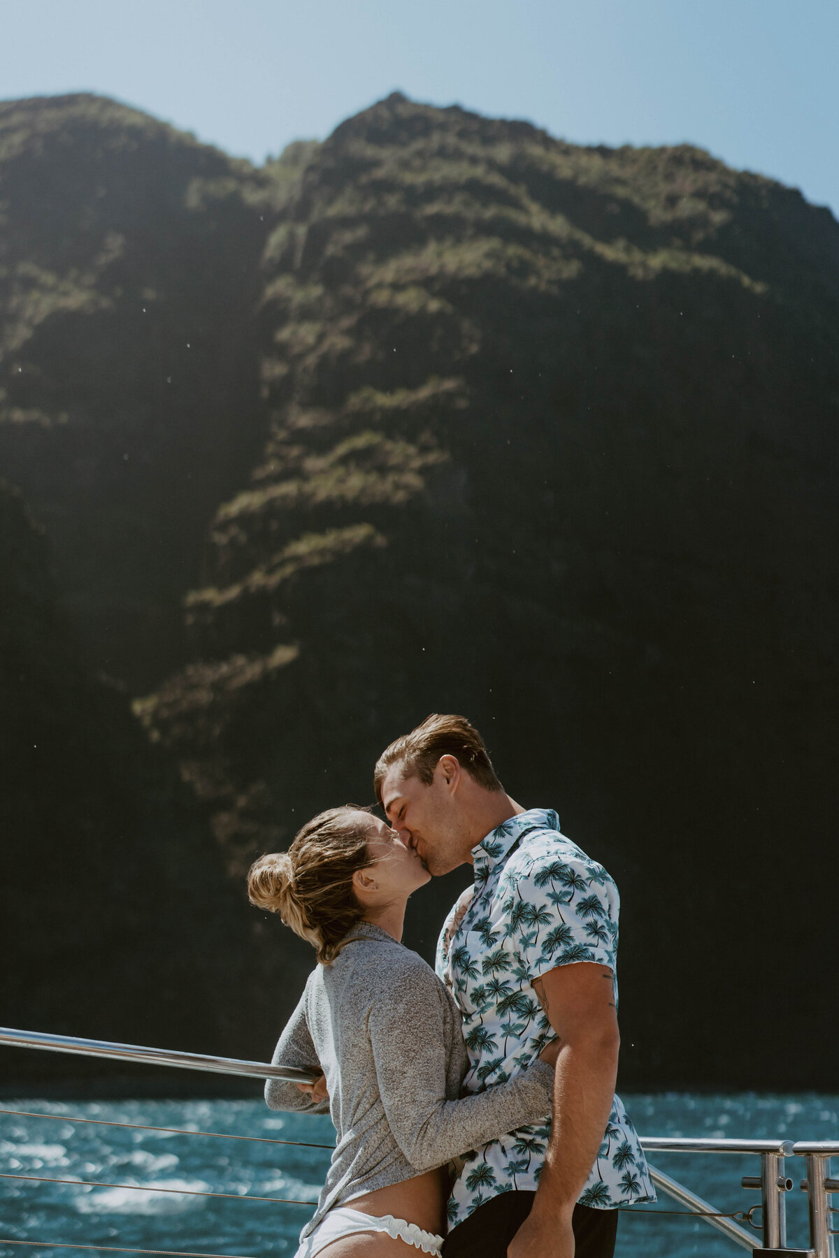 Nicole and Ethan get married on the Na Pali Coast of Kauai