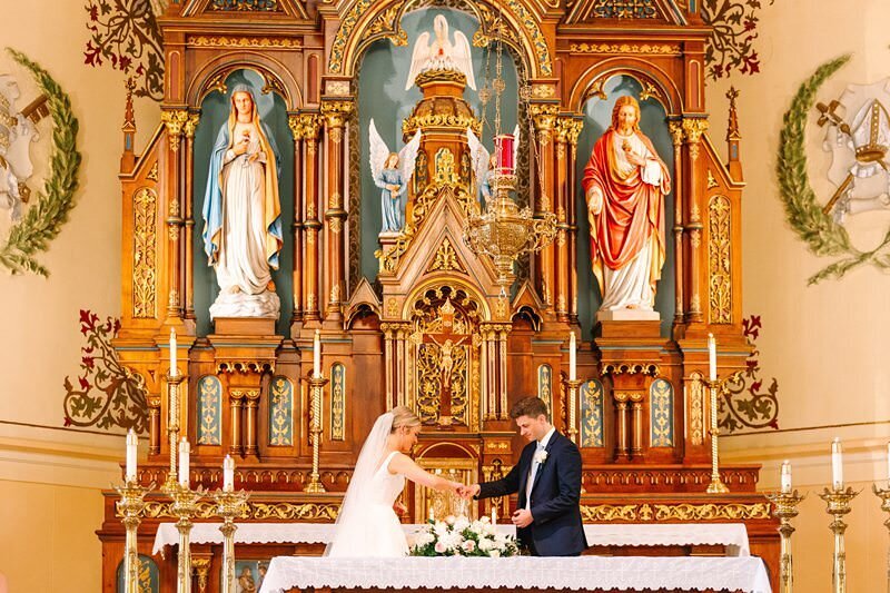 Wedding at St. Boniface with Reception at ECC202