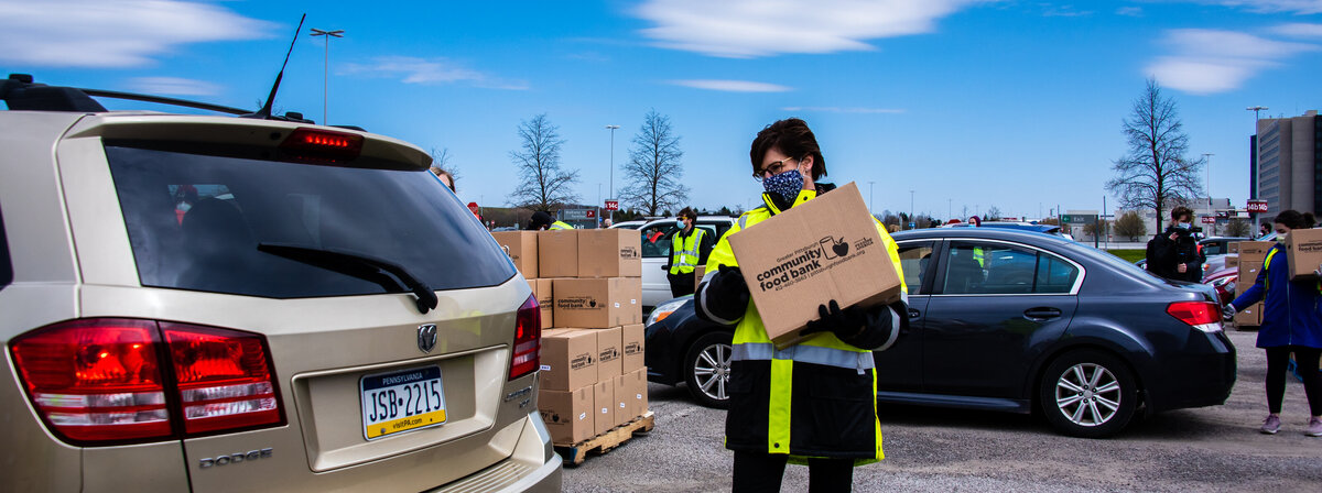 Christina-Cassotis-FoodBank in Airport Parking Lots