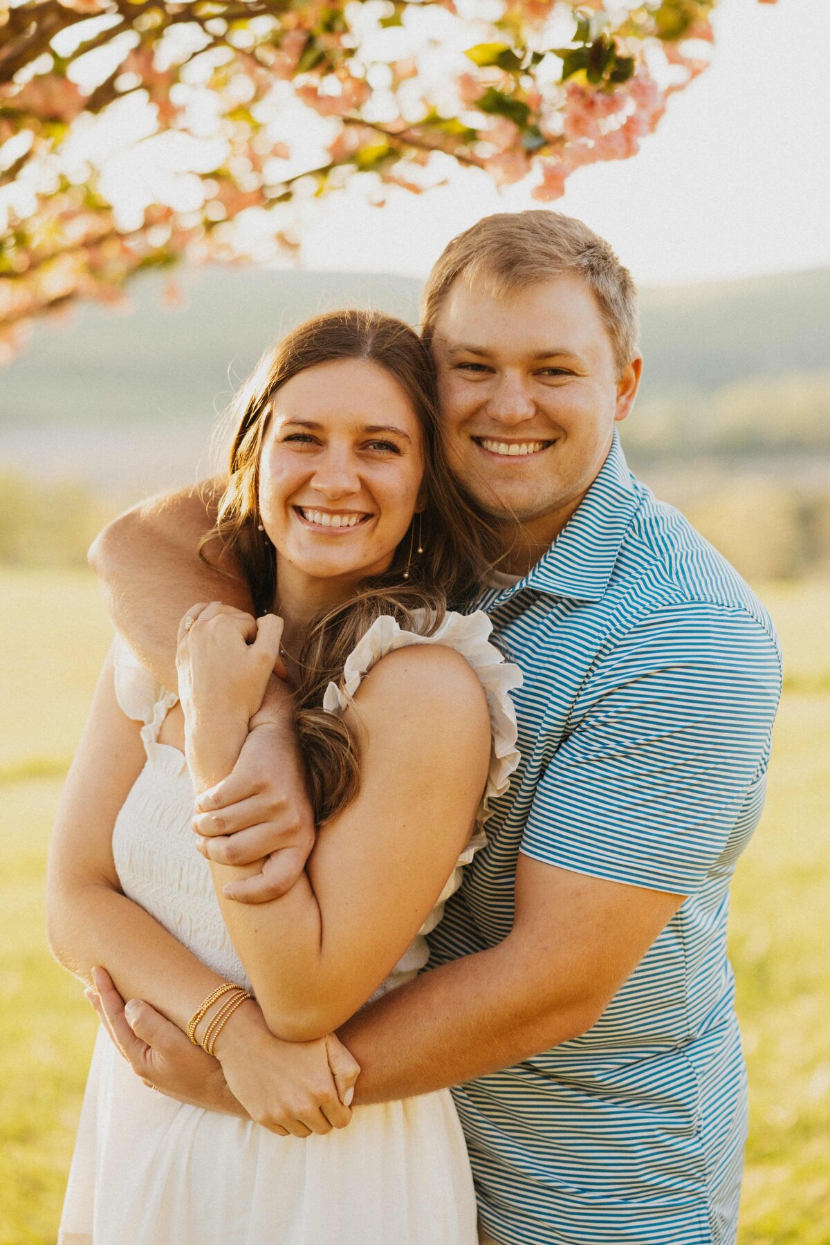 couple smiling at camera