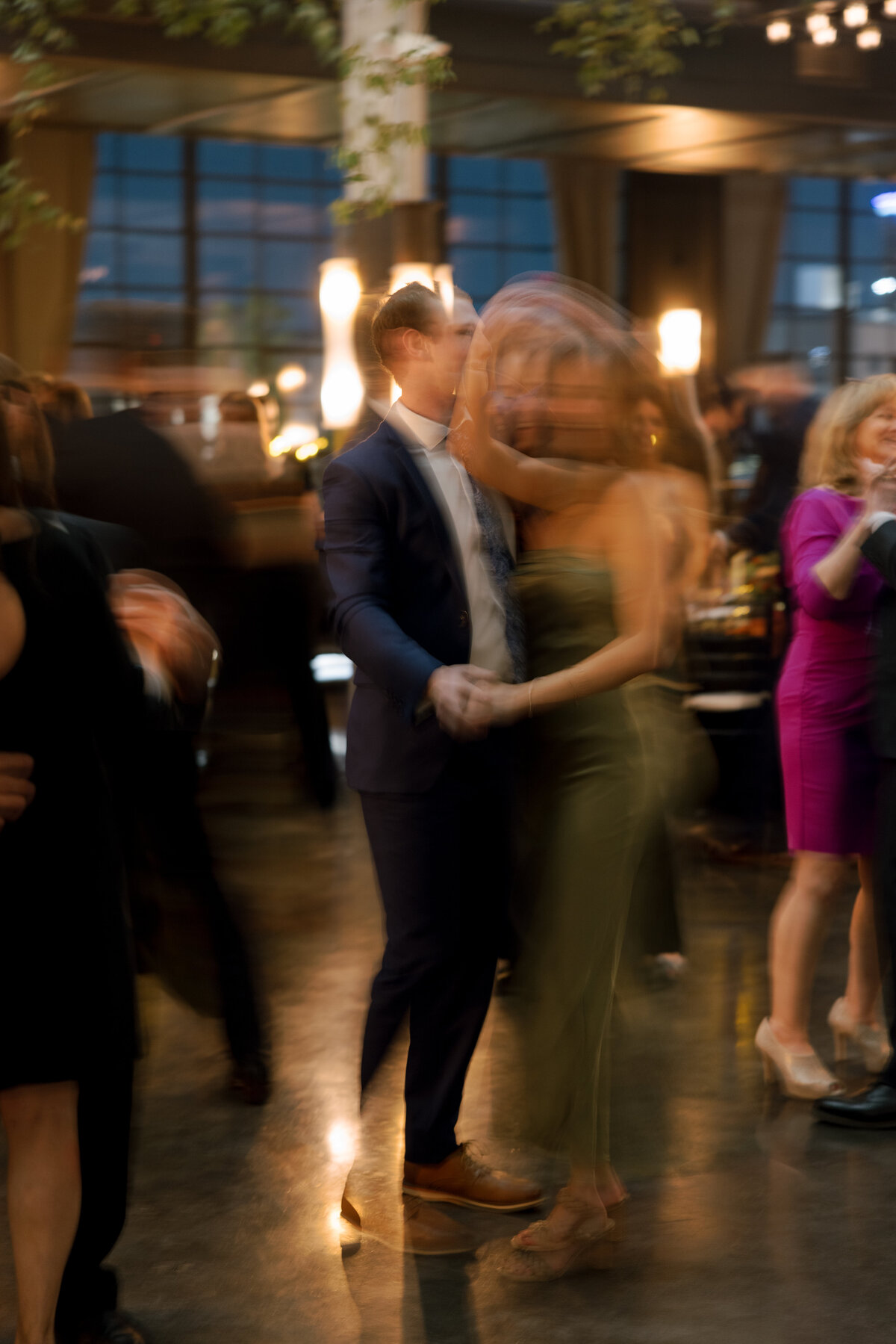 A photo of the guests  at the Astorian wedding in Houston.
