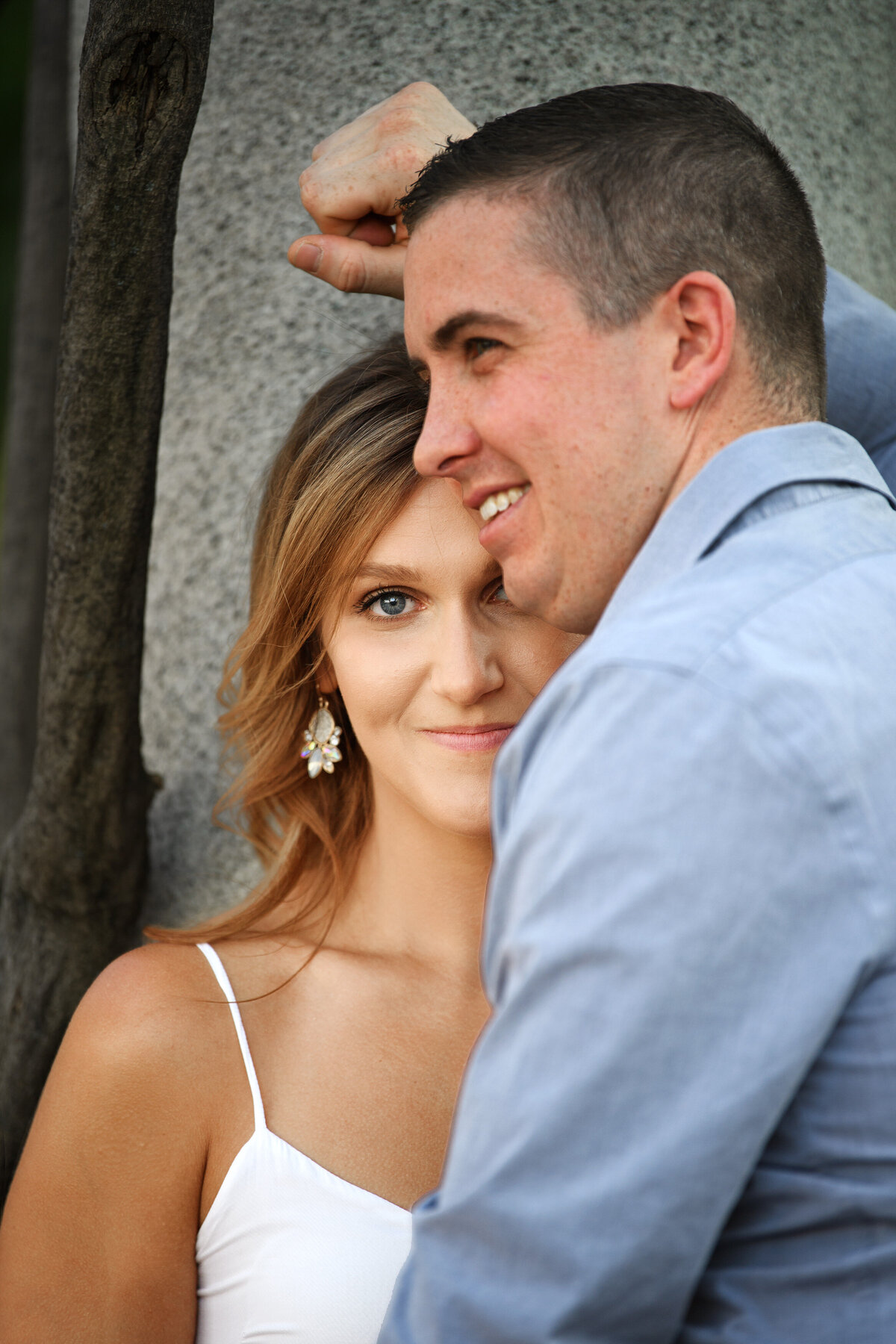 boston harbor engagement