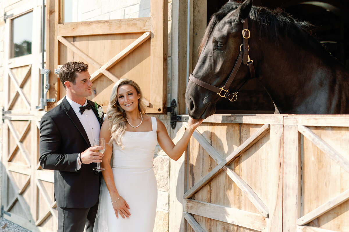 Equestrian wedding