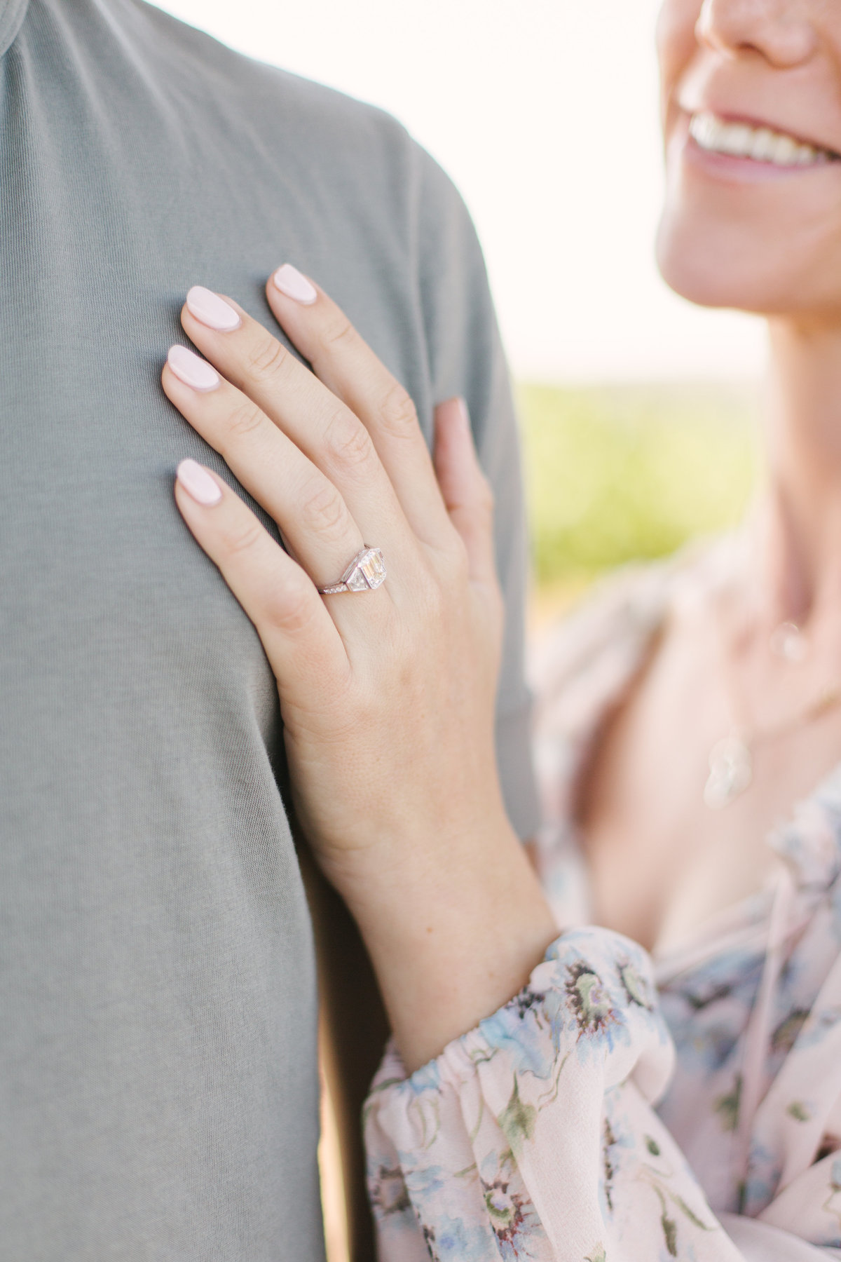 Engagement ring at Firestone Vineyard