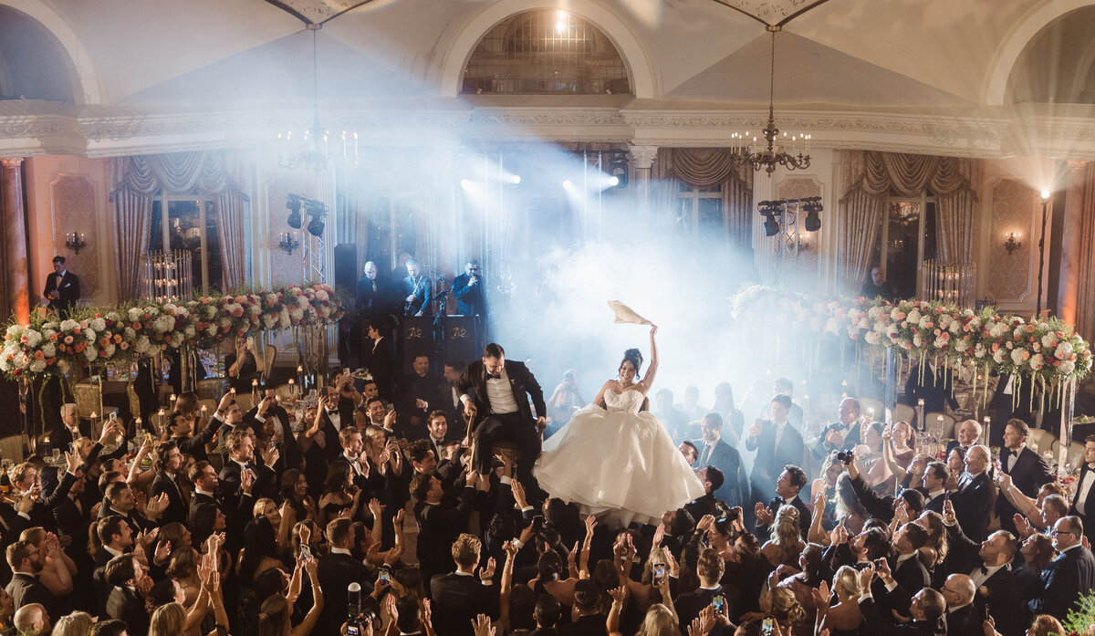 wedding reception at the pleasantdale chateau in north jersey photos by the best photographer suess moments