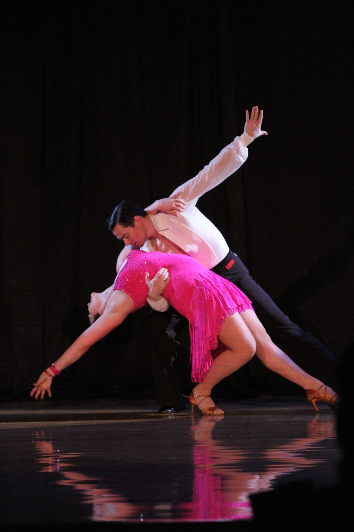 Dance competitors during a Dance Competition.