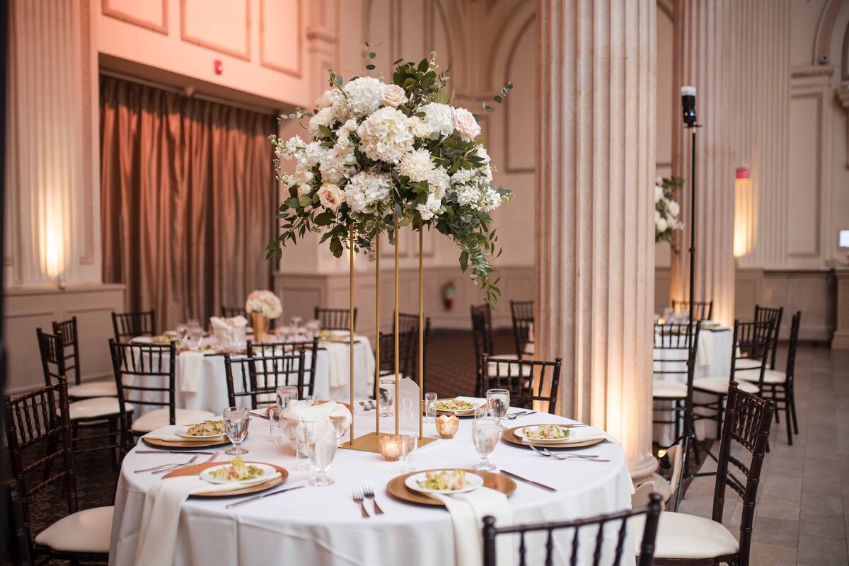 Wedding Table Details at the Treasury on the Plaza St Augustine