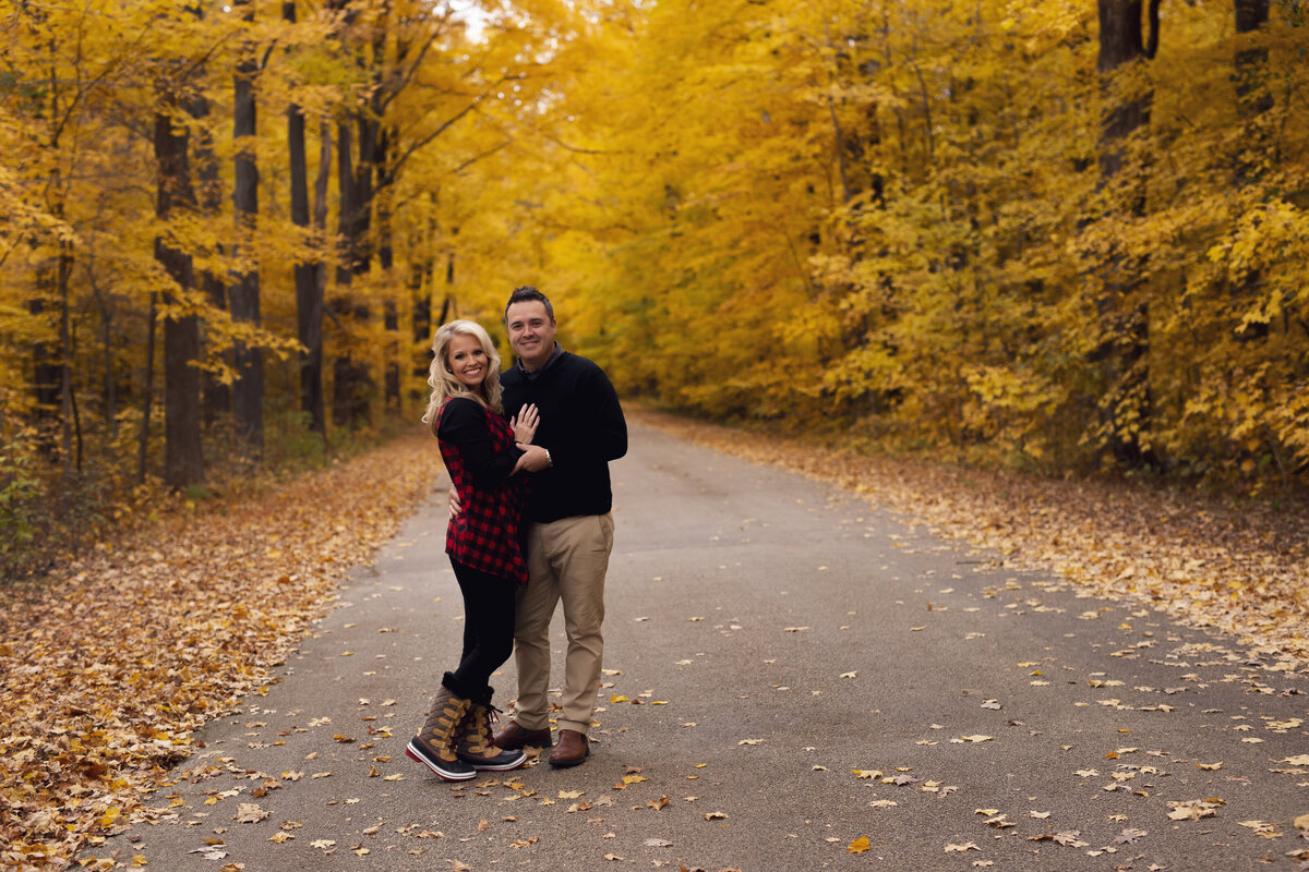 Fall Family portrait session, Honeongah Forest Preserve, Rockton IL