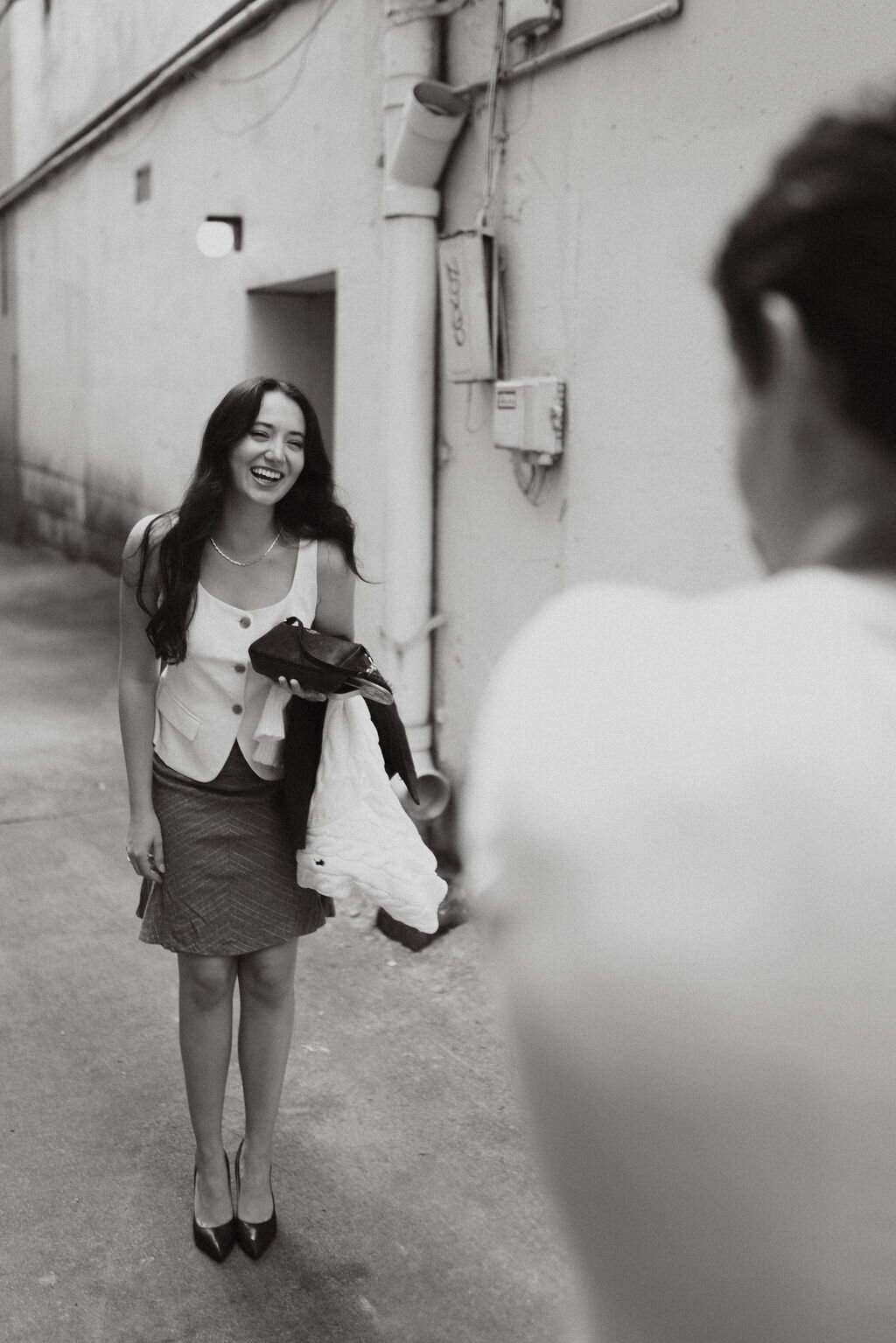 romantic film downtown engagement photos knoxville tennessee-20
