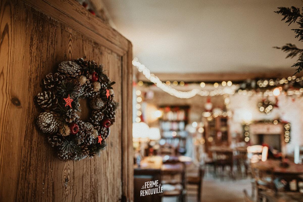 couronne deNoël Ferme de Renouville salon dethé
