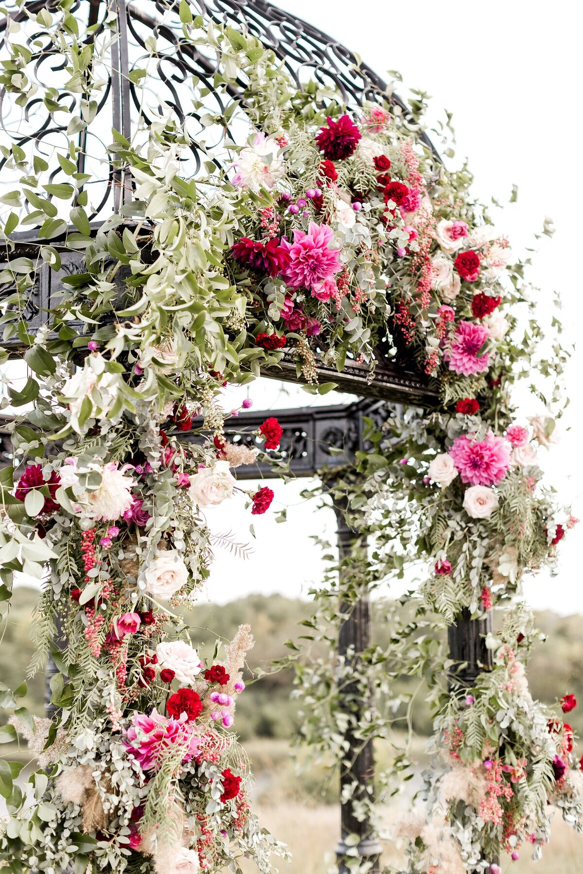 Floral Arch for Outdoor Wedding