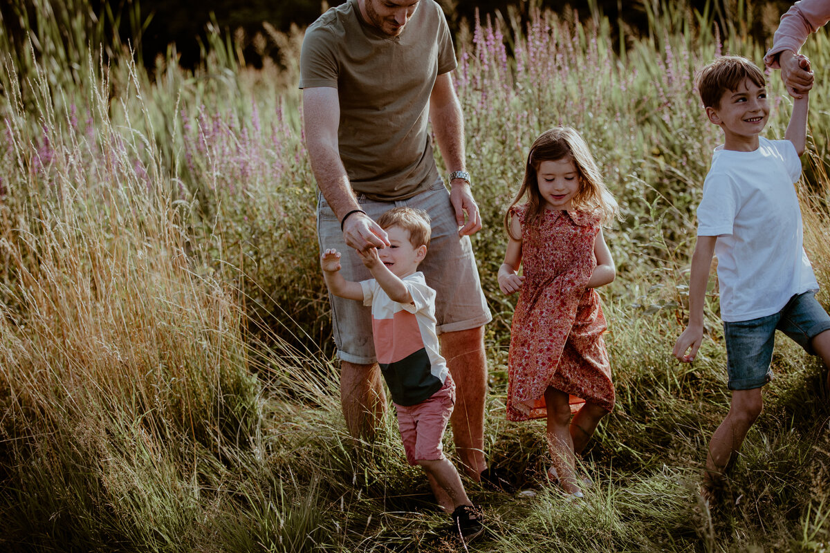 Wetland family shoot, where you just get to play and be crazy