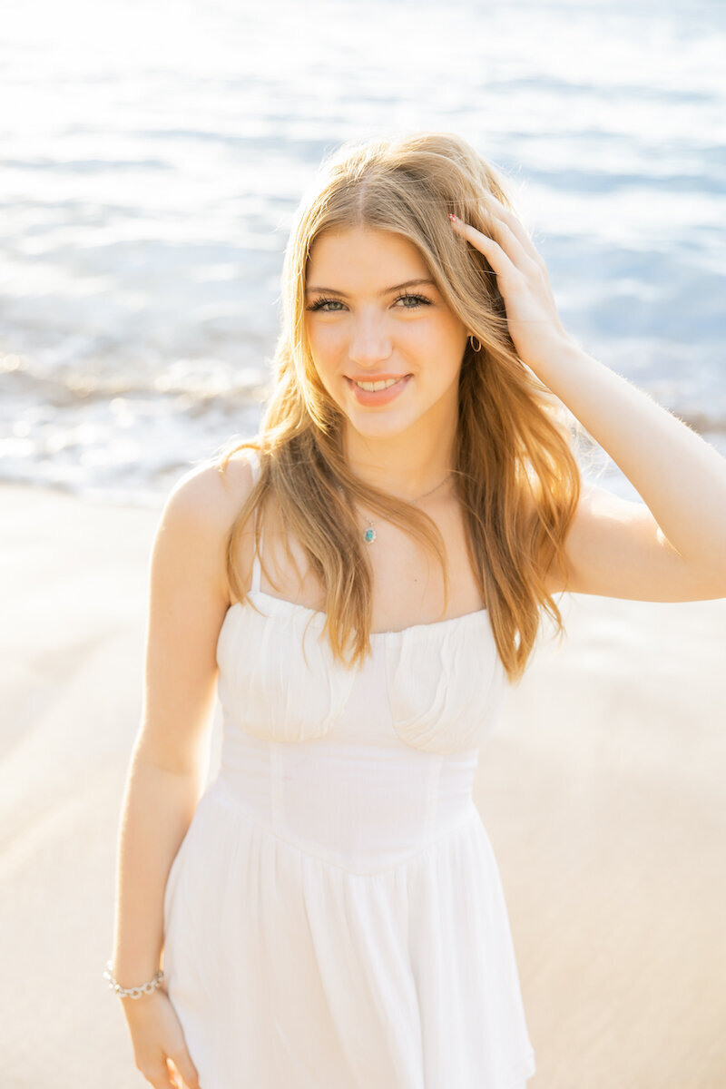 Gorgeous senior portraits on the Kohala Coast