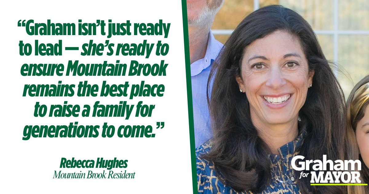 Good Morning, Mountain Brook! I’m excited to announce my candidacy for Mayor of Mountain Brook. It has been a tremendous honor to serve as your City Councilor, and after much thought and reflectio 7.png